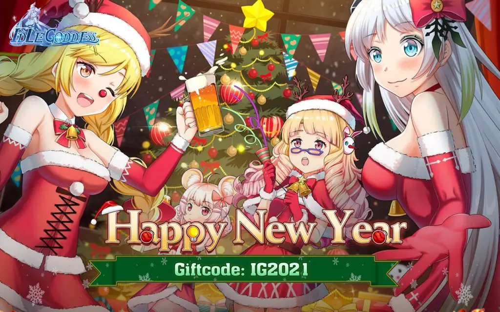 happy new year code idle goddess