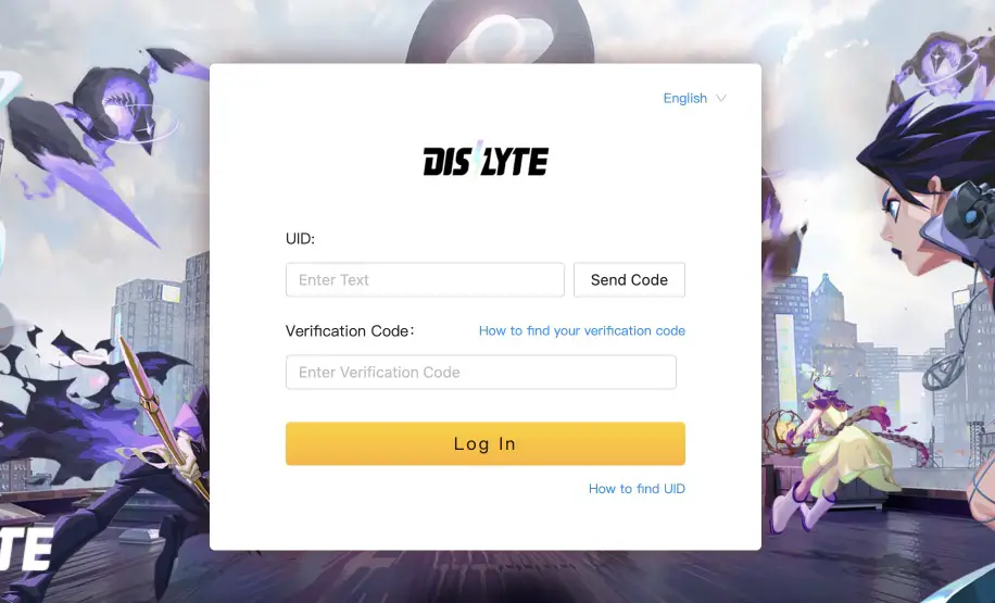 Dislyte code website